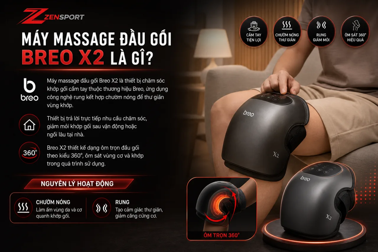 Máy massage đầu gối Breo X2 Máy massage đầu gối Breo X2