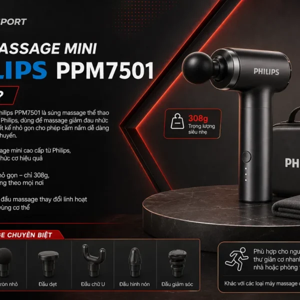 Máy massage mini Philips PPM7501