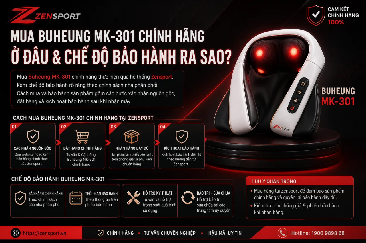Mua Buheung MK-301 chính hãng ở đâu và chế độ bảo hành Mua Buheung MK-301 chính hãng ở đâu và chế độ bảo hành