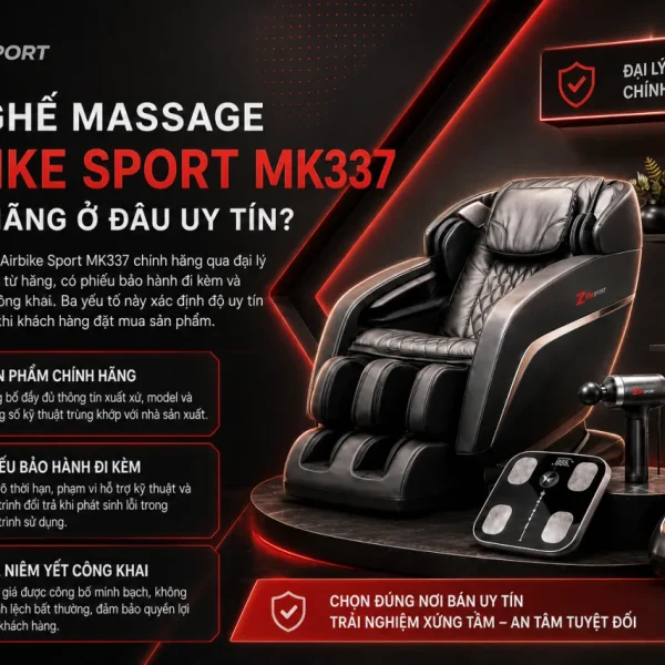 Mua Ghế massage Airbike Sport MK337 chính hãng ở đâu uy tín