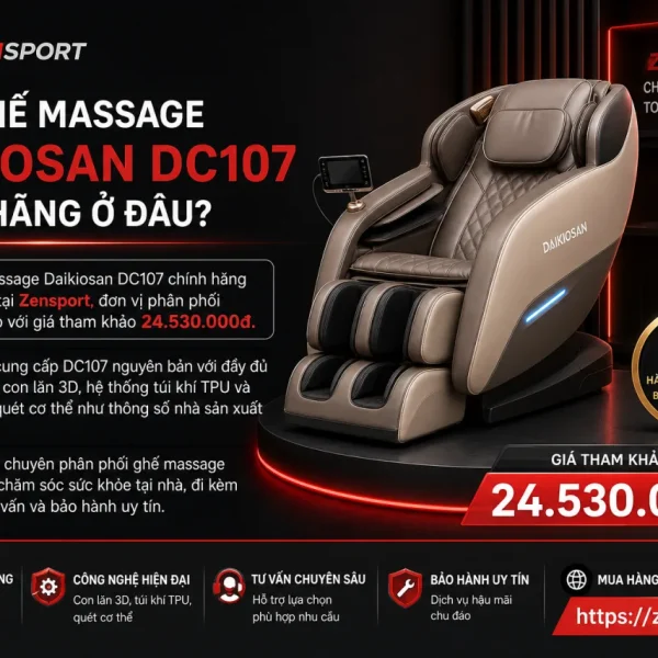Mua Ghế massage Daikiosan DC107 chính hãng ở đâu