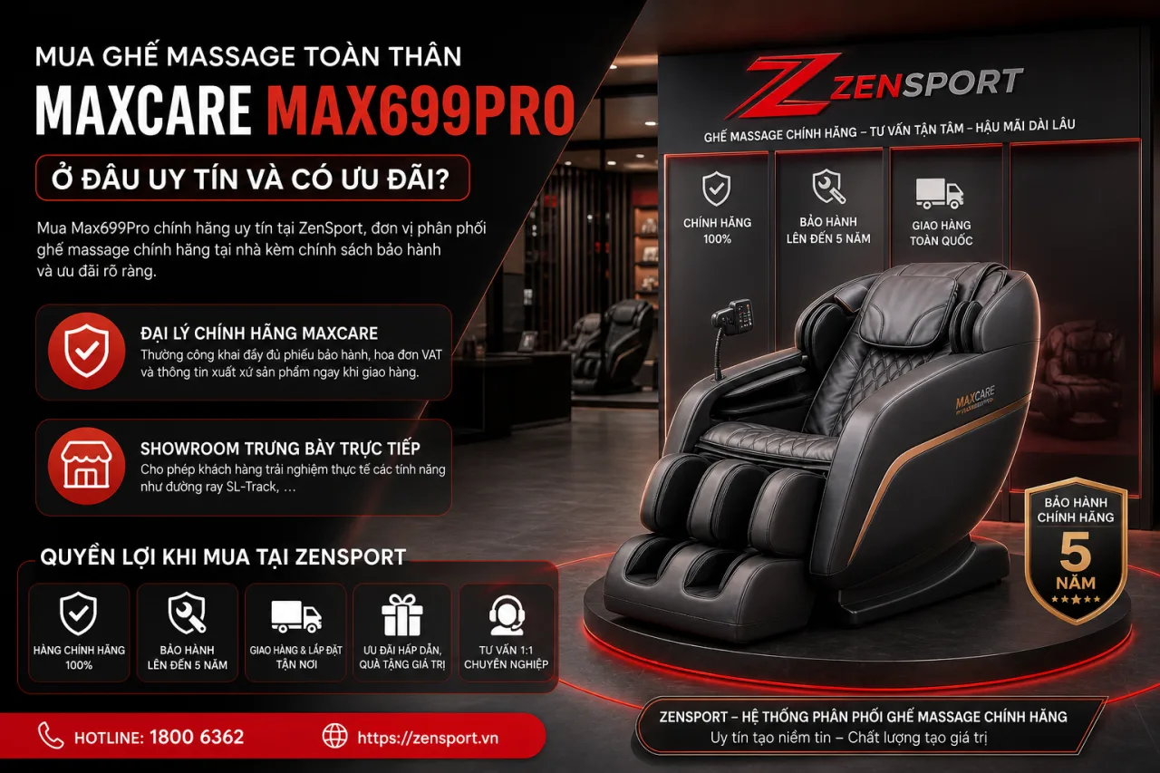 Mua Ghế massage toàn thân Maxcare Max699Pro chính hãng ở đâu uy tín và có ưu đãi Mua Ghế massage toàn thân Maxcare Max699Pro chính hãng ở đâu uy tín và có ưu đãi