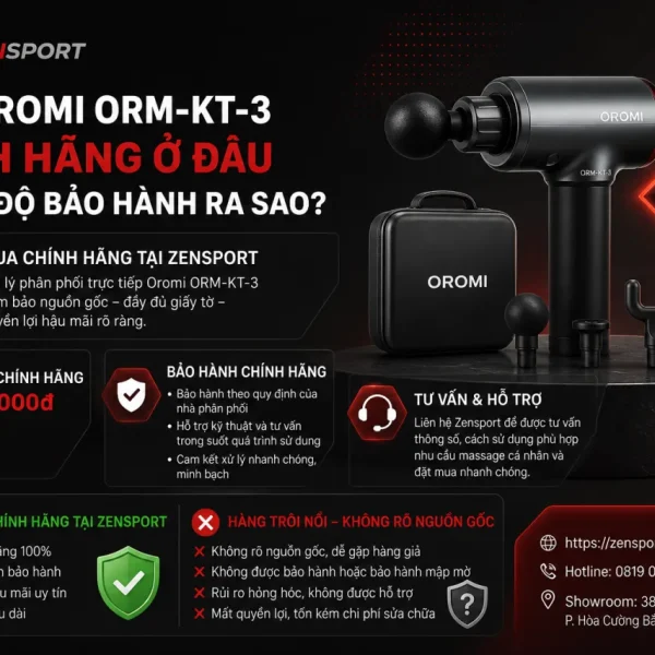Mua Oromi ORM-KT-3 chính hãng ở đâu và chế độ bảo hành