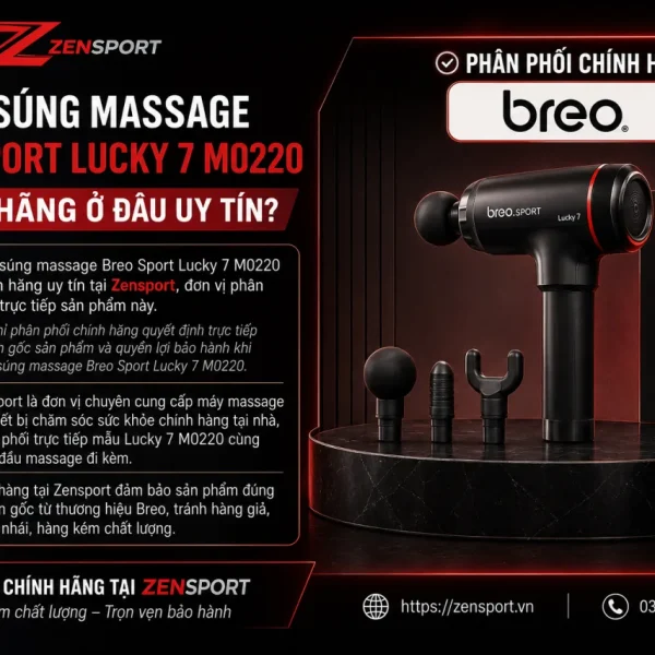 Mua súng massage Breo Sport Lucky 7 M0220 chính hãng ở đâu uy tín