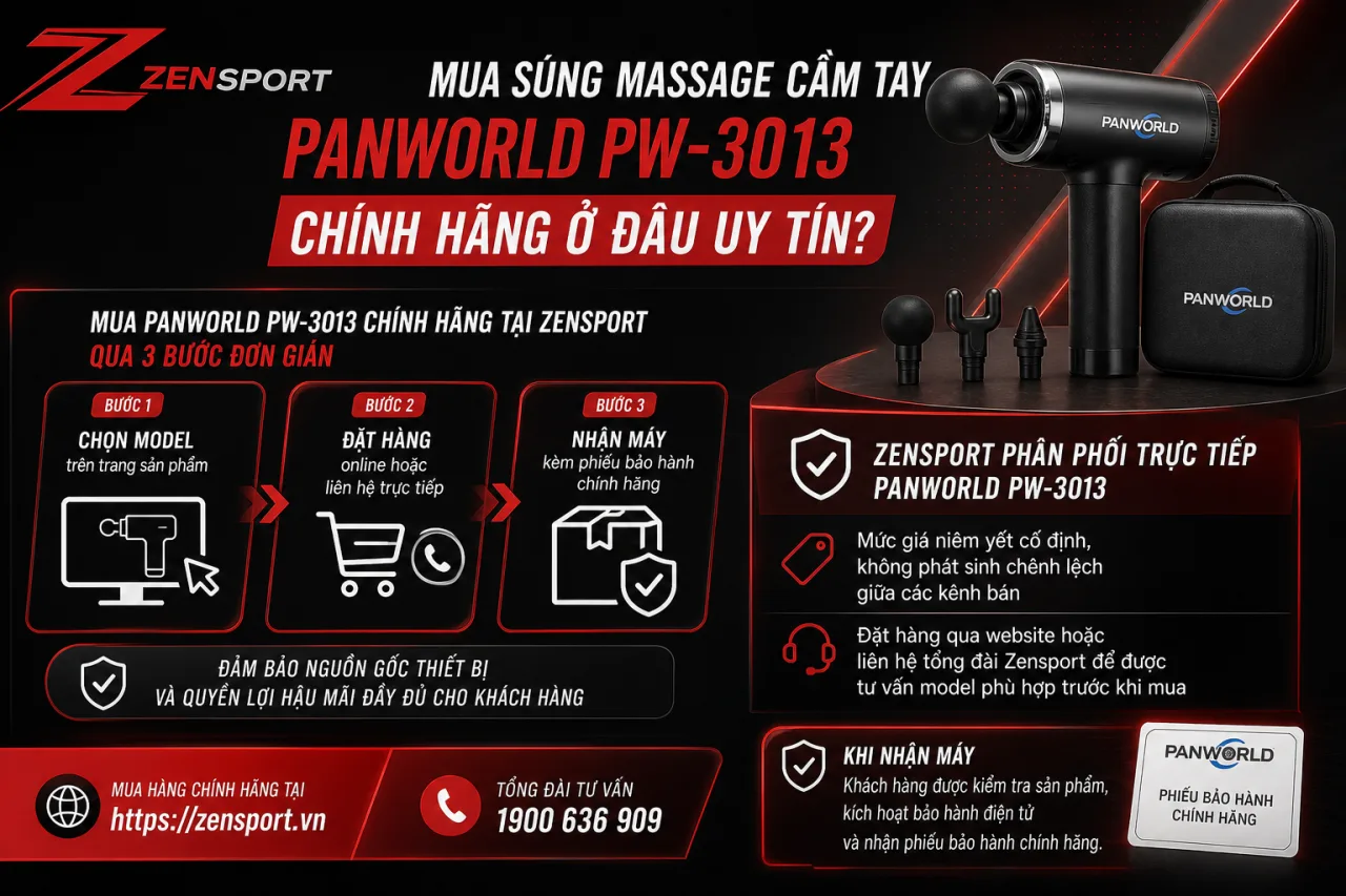 Mua Súng massage cầm tay Panworld PW-3013 chính hãng ở đâu uy tín Mua Súng massage cầm tay Panworld PW-3013 chính hãng ở đâu uy tín