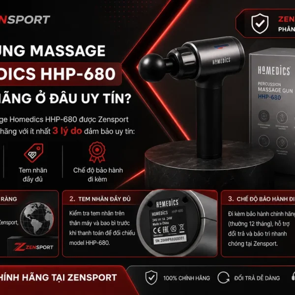 Mua Súng Massage Homedics HHP-680 Chính Hãng Ở Đâu Uy Tín