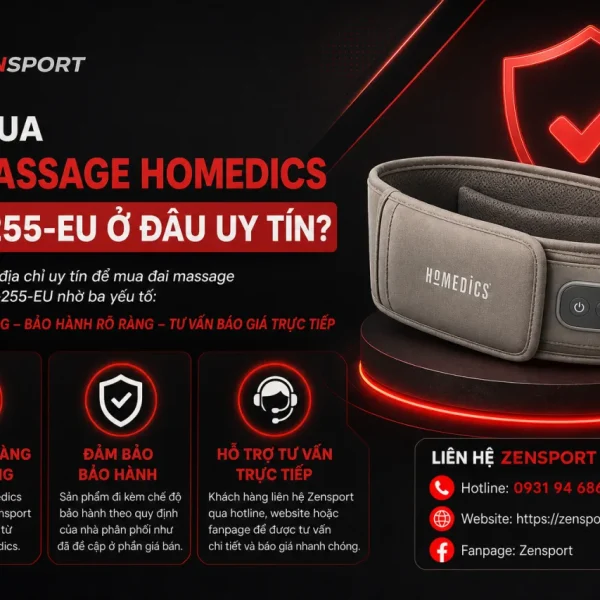 Nên Mua Đai Massage HoMedics NMS-255-EU Ở Đâu Uy Tín