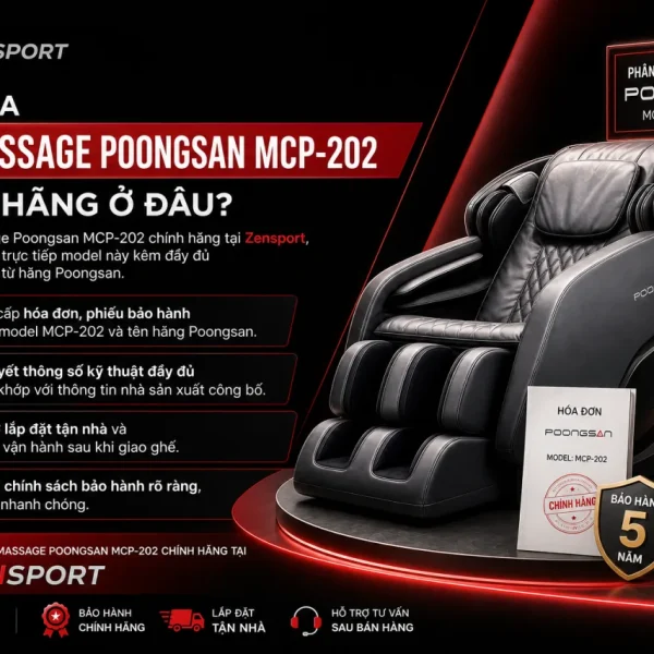 Nên mua Ghế massage Poongsan MCP-202 chính hãng ở đâu