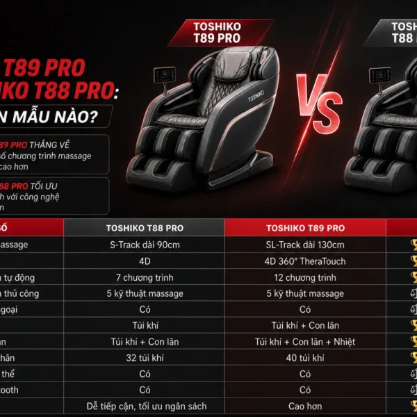 So sánh Toshiko T89 Pro với Toshiko T88 Pro: nên chọn mẫu nào