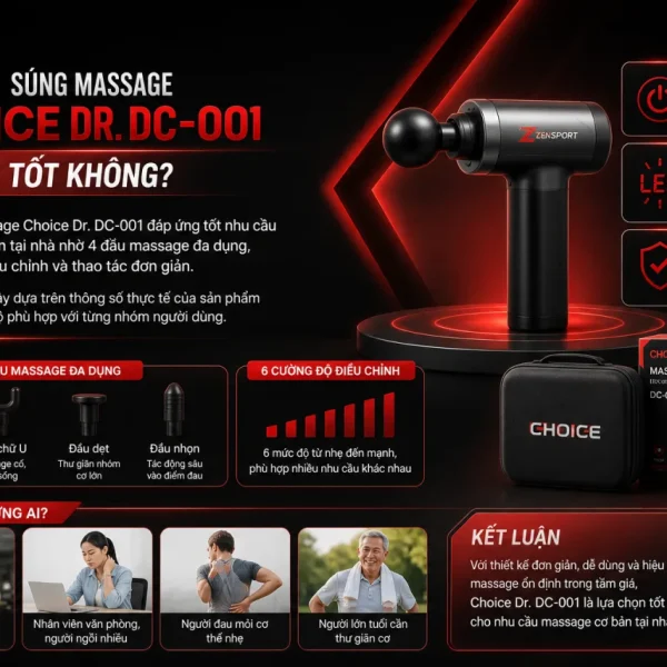 Súng massage Choice Dr. DC-001