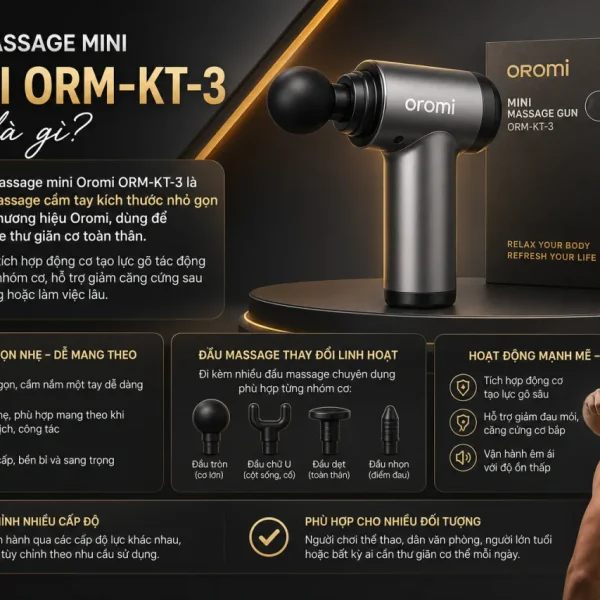 Súng massage mini Oromi ORM-KT-3