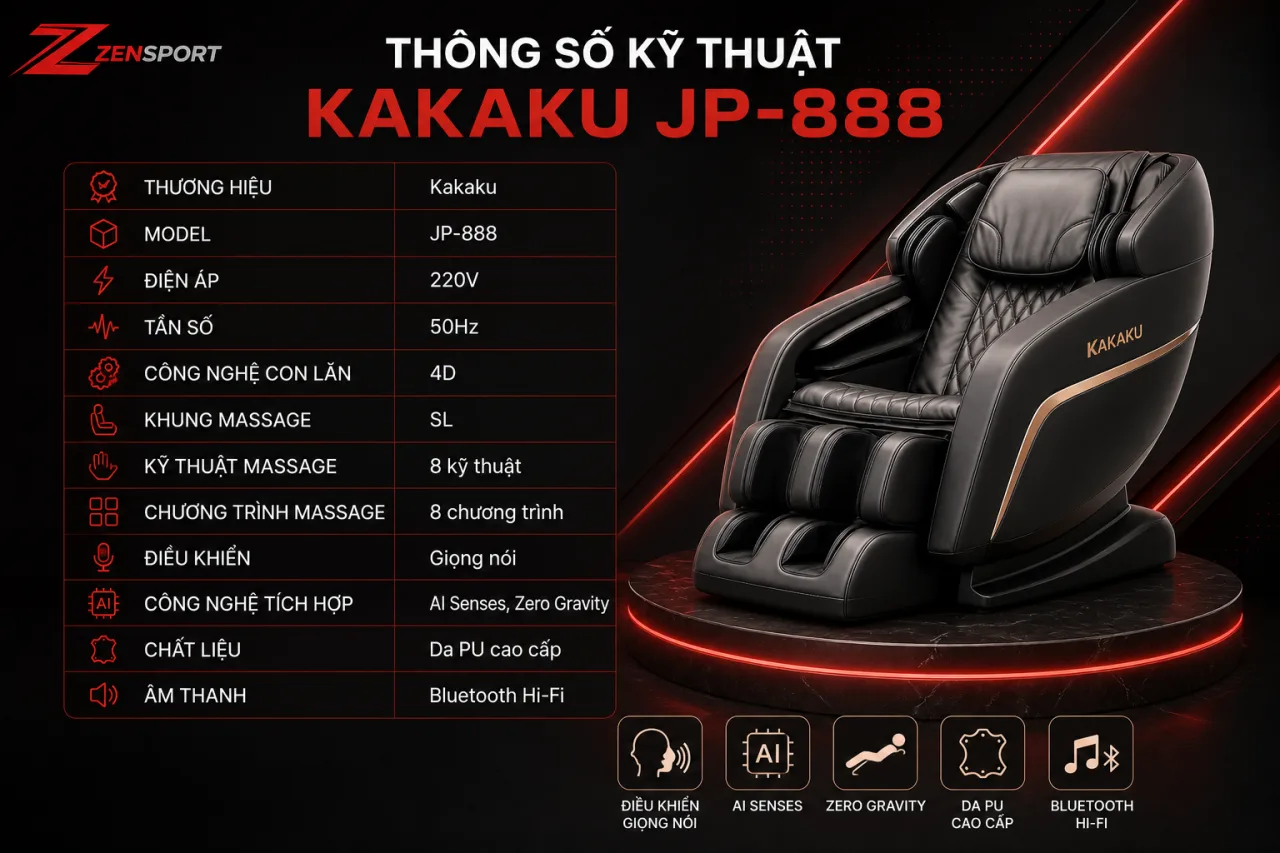 Thông số kỹ thuật của Kakaku JP-888 gồm những gì Thông số kỹ thuật của Kakaku JP-888 gồm những gì