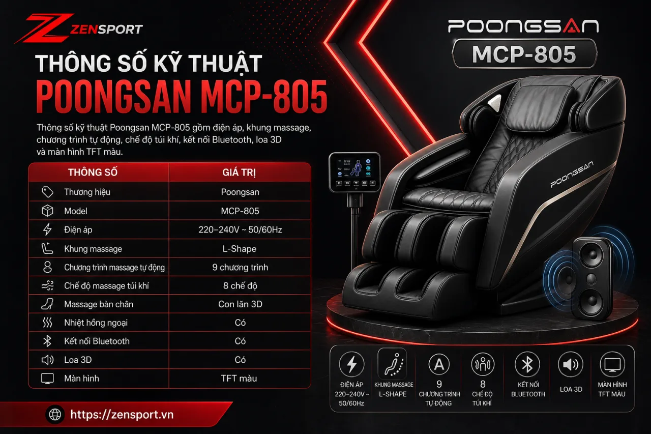 Thông số kỹ thuật Poongsan MCP-805 gồm những gì Thông số kỹ thuật Poongsan MCP-805 gồm những gì