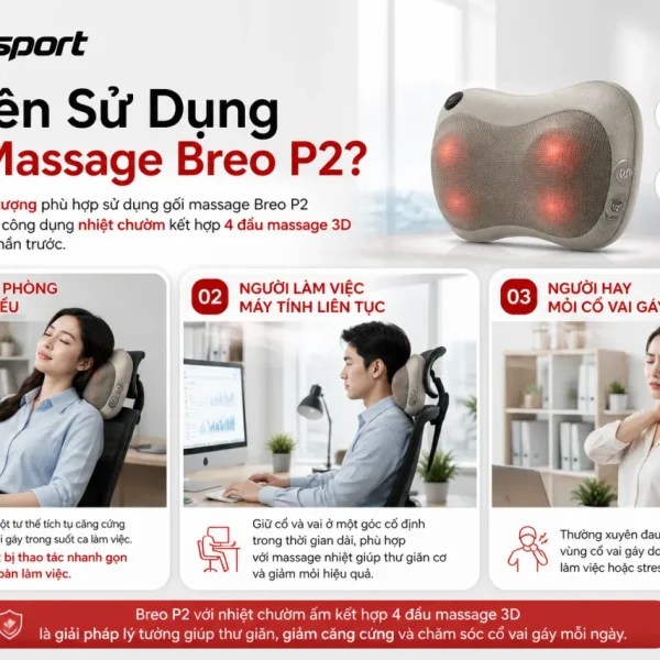Ai Nên Sử Dụng Gối Massage Breo P2