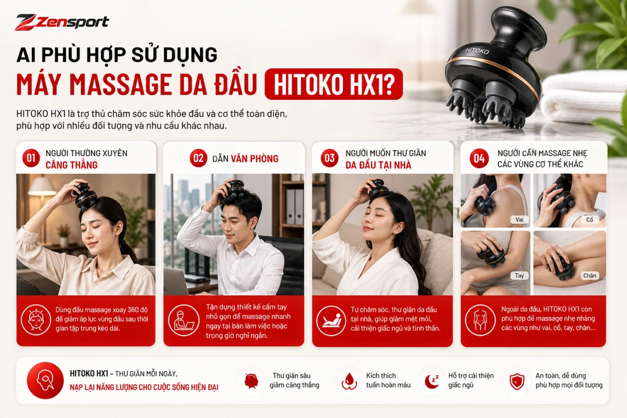 Ai phù hợp sử dụng máy massage da đầu HITOKO HX1 Ai phù hợp sử dụng máy massage da đầu HITOKO HX1