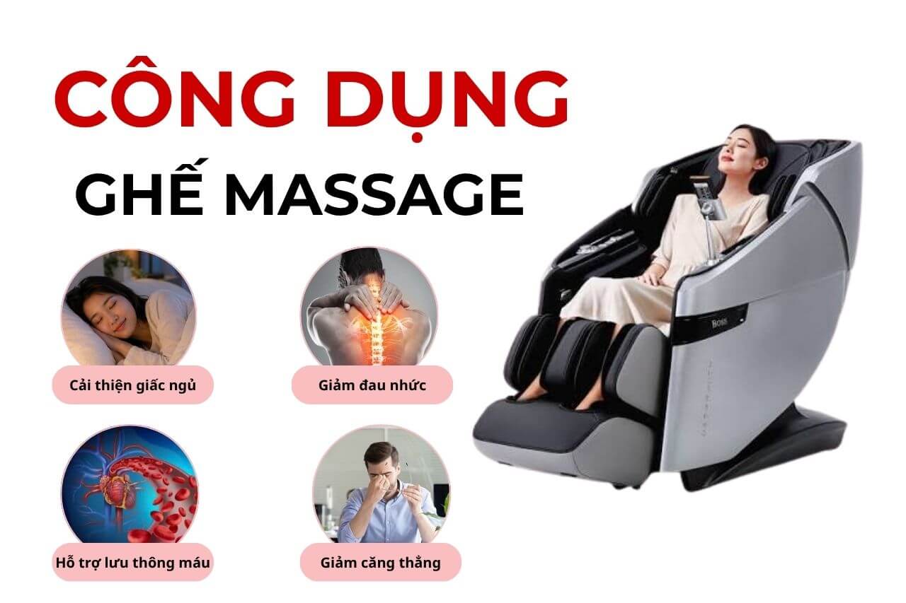 Công dụng ghế massage