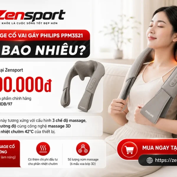 Đai massage cổ vai gáy Philips PPM3521 giá bao nhiêu