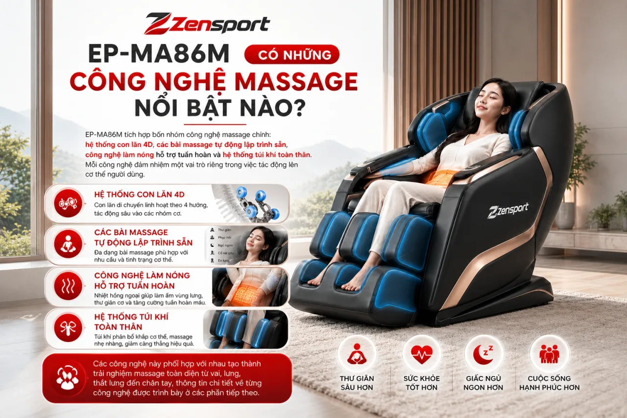 EP-MA86M Có Những Công Nghệ Massage Nổi Bật Nào EP-MA86M Có Những Công Nghệ Massage Nổi Bật Nào