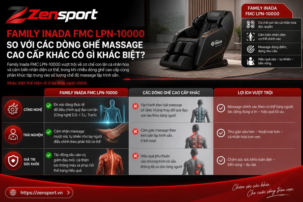 Family Inada FMC LPN-10000 So Với Các Dòng Ghế Massage Cao Cấp Khác Có Gì Khác Biệt Family Inada FMC LPN-10000 So Với Các Dòng Ghế Massage Cao Cấp Khác Có Gì Khác Biệt