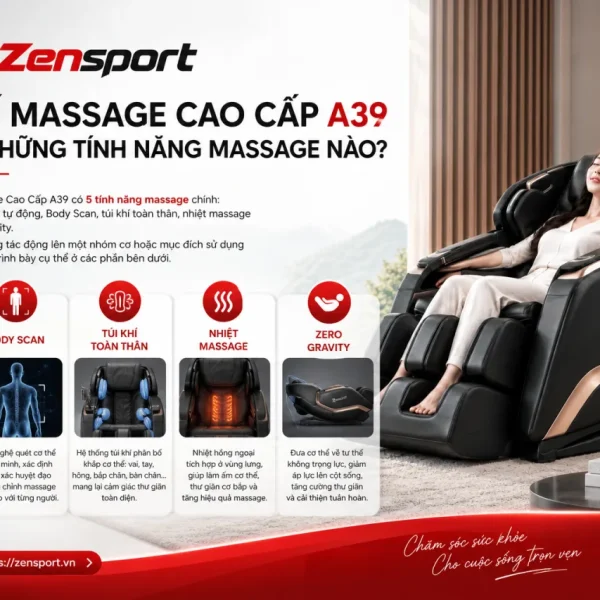Ghế Massage Cao Cấp A39 có những tính năng massage nào
