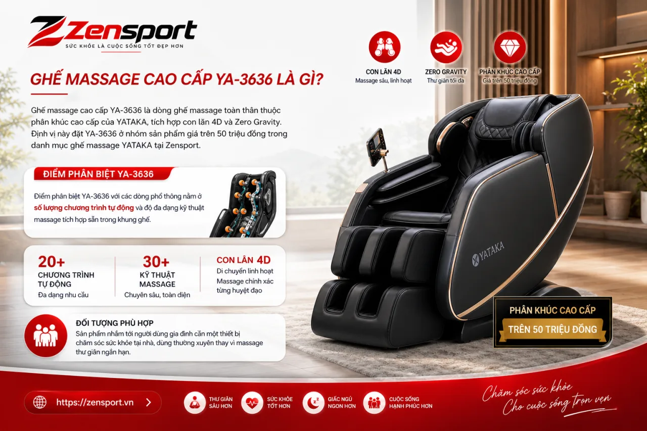 Ghế massage cao cấp YA-3636 Ghế massage cao cấp YA-3636
