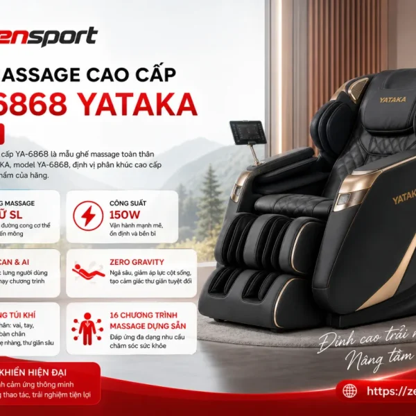 Ghế massage cao cấp YA-6868 Yataka