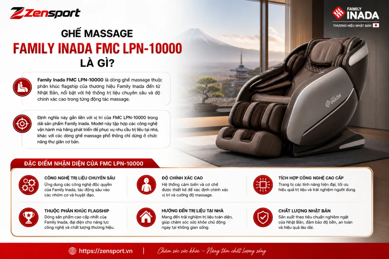 Ghế Massage Family Inada FMC LPN-10000 Ghế Massage Family Inada FMC LPN-10000
