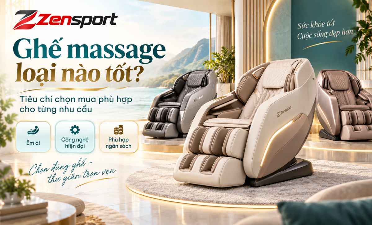 Ghế Massage Loại Nào Tốt? Cách Chọn Chuẩn Cho Gia Đình