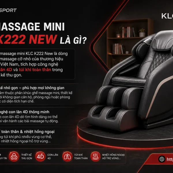 Ghế massage mini KLC K222 New