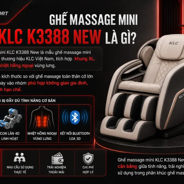 Ghế massage mini KLC K3388 New