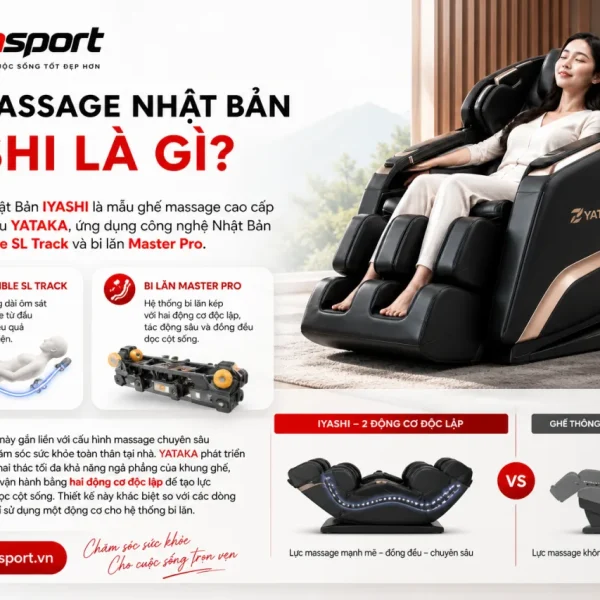 Ghế Massage Nhật Bản IYASHI