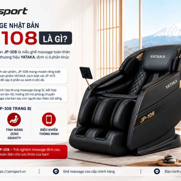Ghế Massage Nhật Bản JP-108 là gì