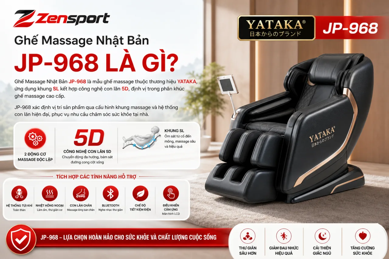 Ghế Massage Nhật Bản JP-968 Ghế Massage Nhật Bản JP-968