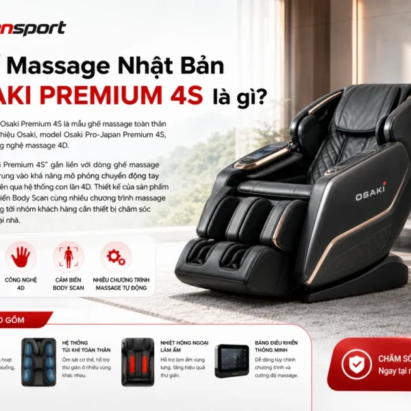 Ghế Massage Nhật Bản Osaki Premium 4S