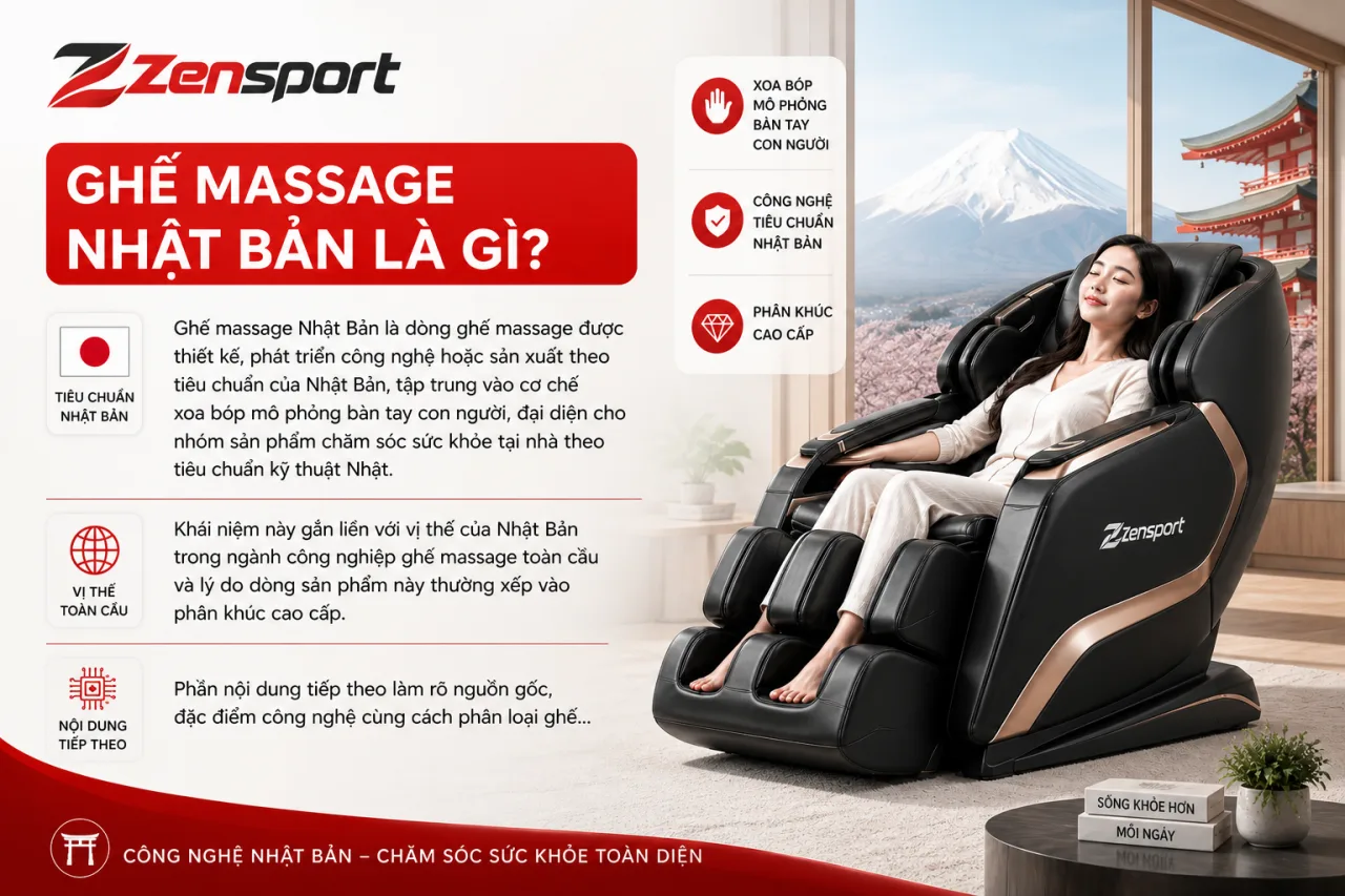 Ghế massage Nhật Bản