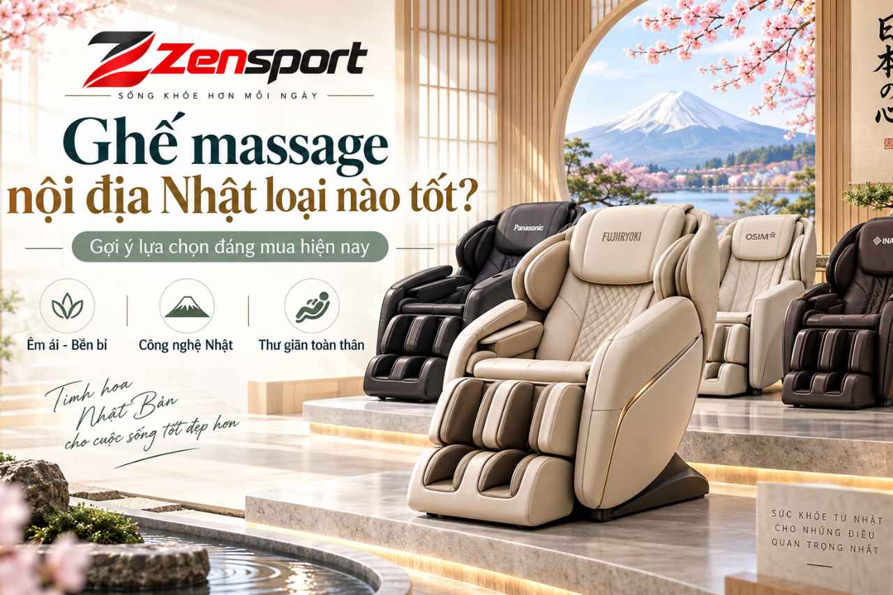 Ghế Massage Nội Địa Nhật Loại Nào Tốt Cho Gia Đình