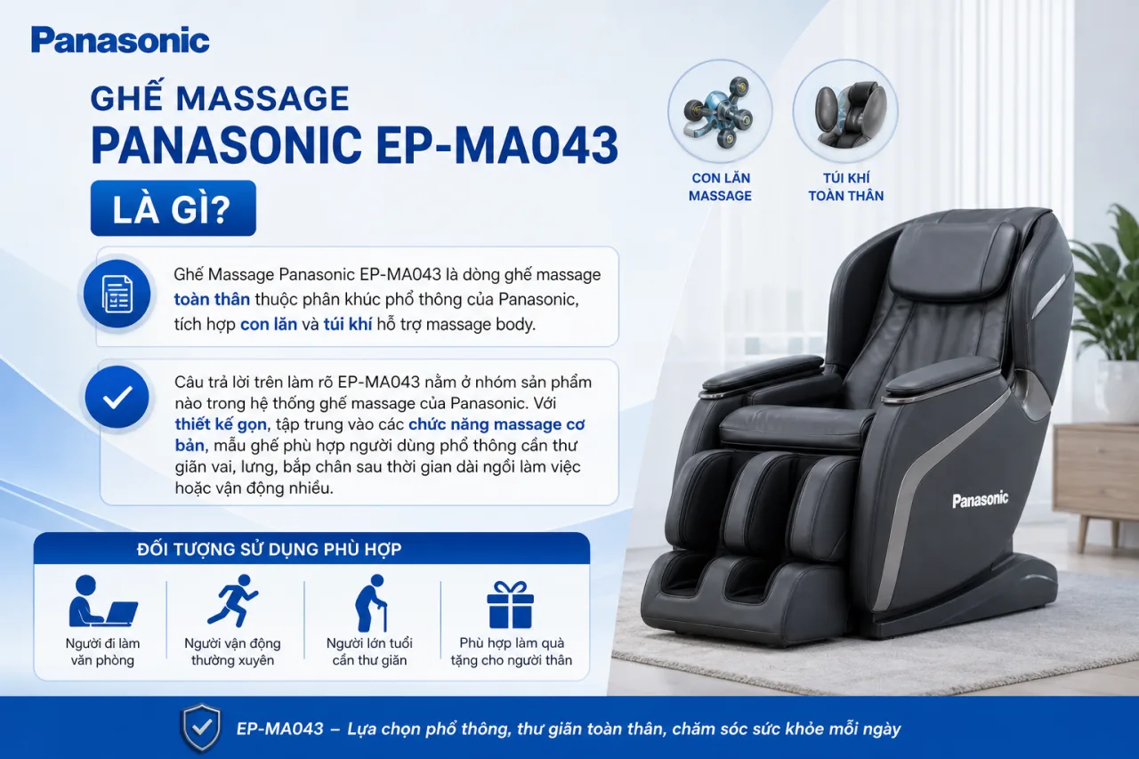 Ghế Massage Panasonic EP-MA043 Ghế Massage Panasonic EP-MA043