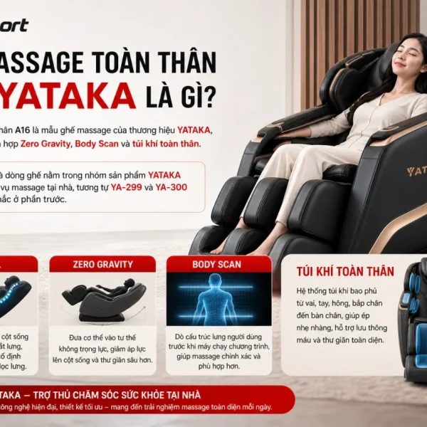 Ghế massage toàn thân A16 YATAKA