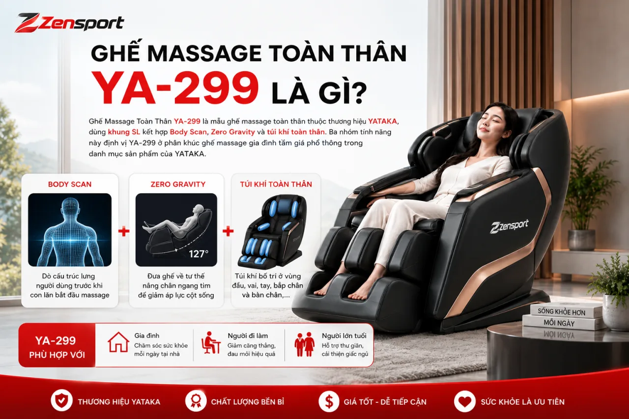 Ghế massage toàn thân YA-299 Ghế massage toàn thân YA-299