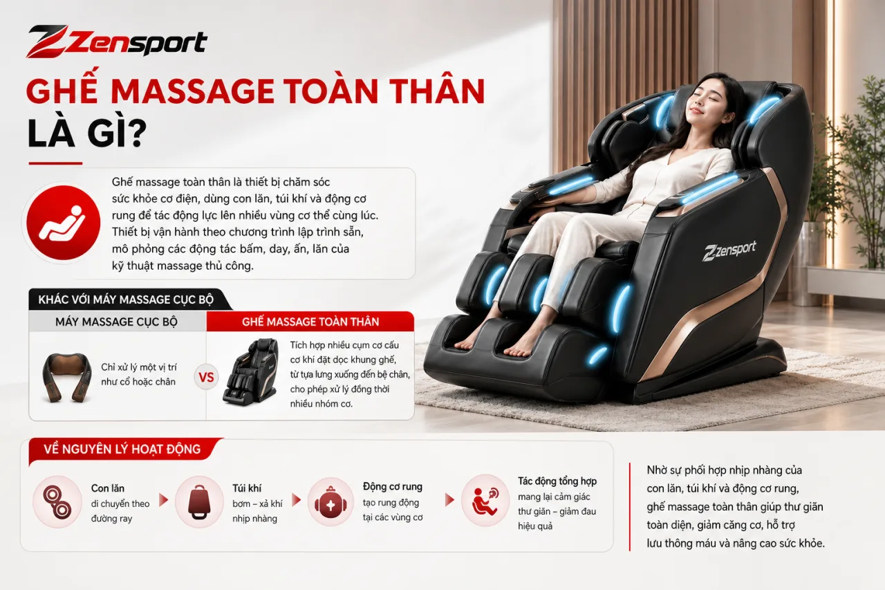 Ghế massage toàn thân Ghế massage toàn thân