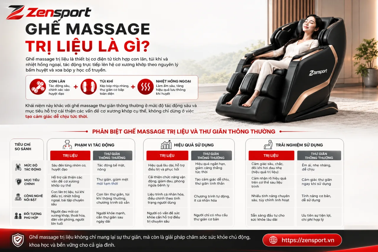 Ghế massage trị liệu