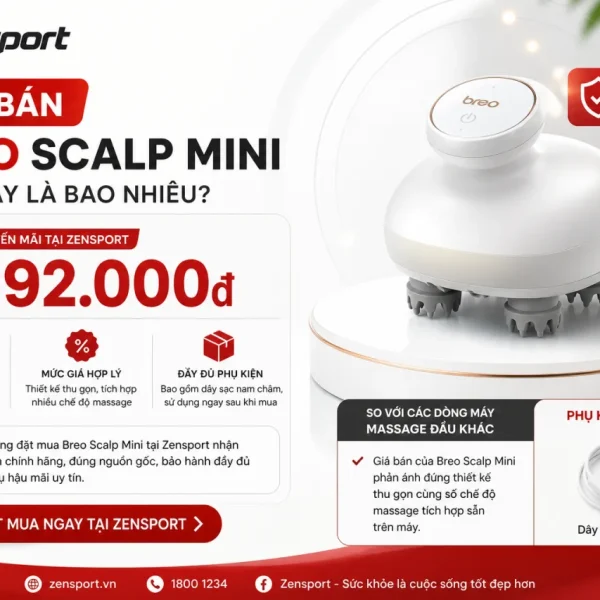 Giá bán Breo Scalp Mini hiện nay là bao nhiêu