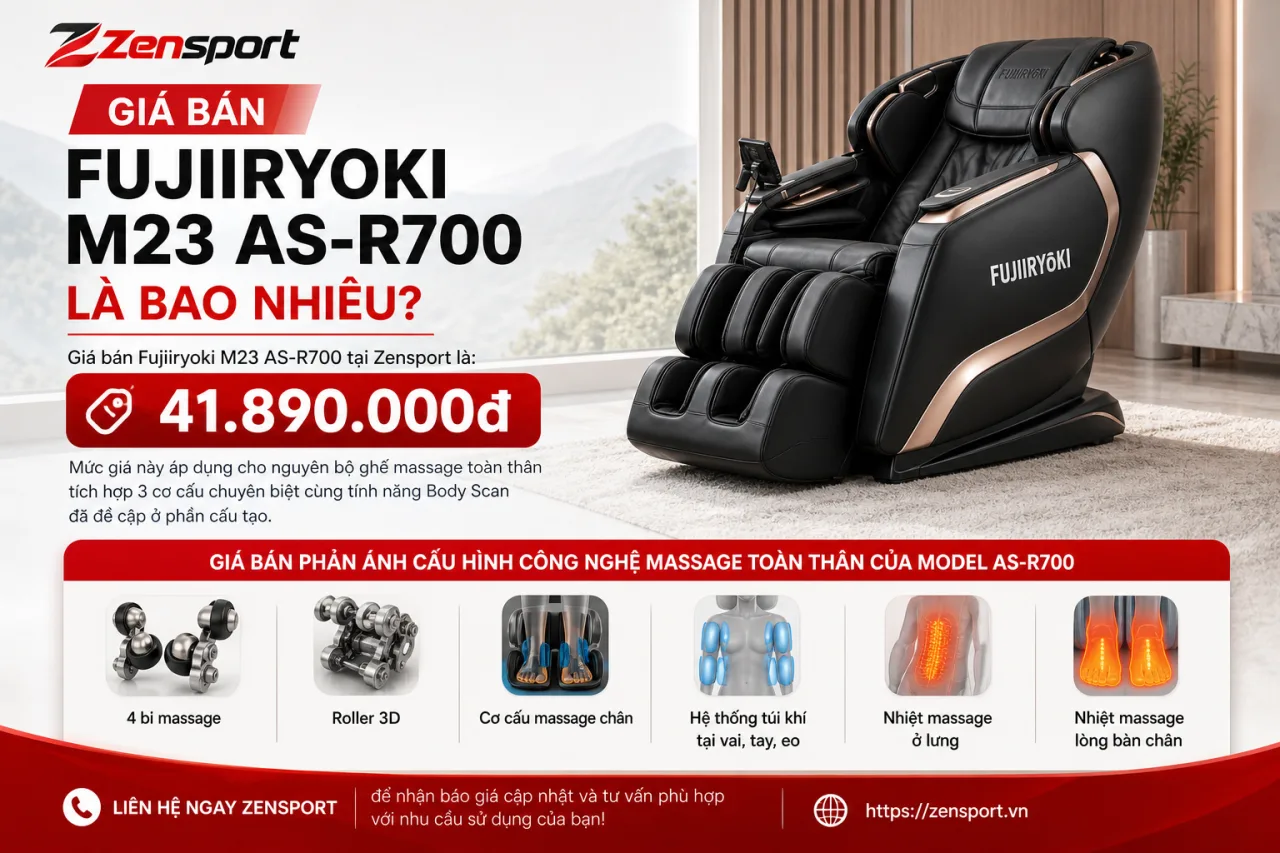 Giá Bán Fujiiryoki M23 AS-R700 Là Bao Nhiêu Giá Bán Fujiiryoki M23 AS-R700 Là Bao Nhiêu