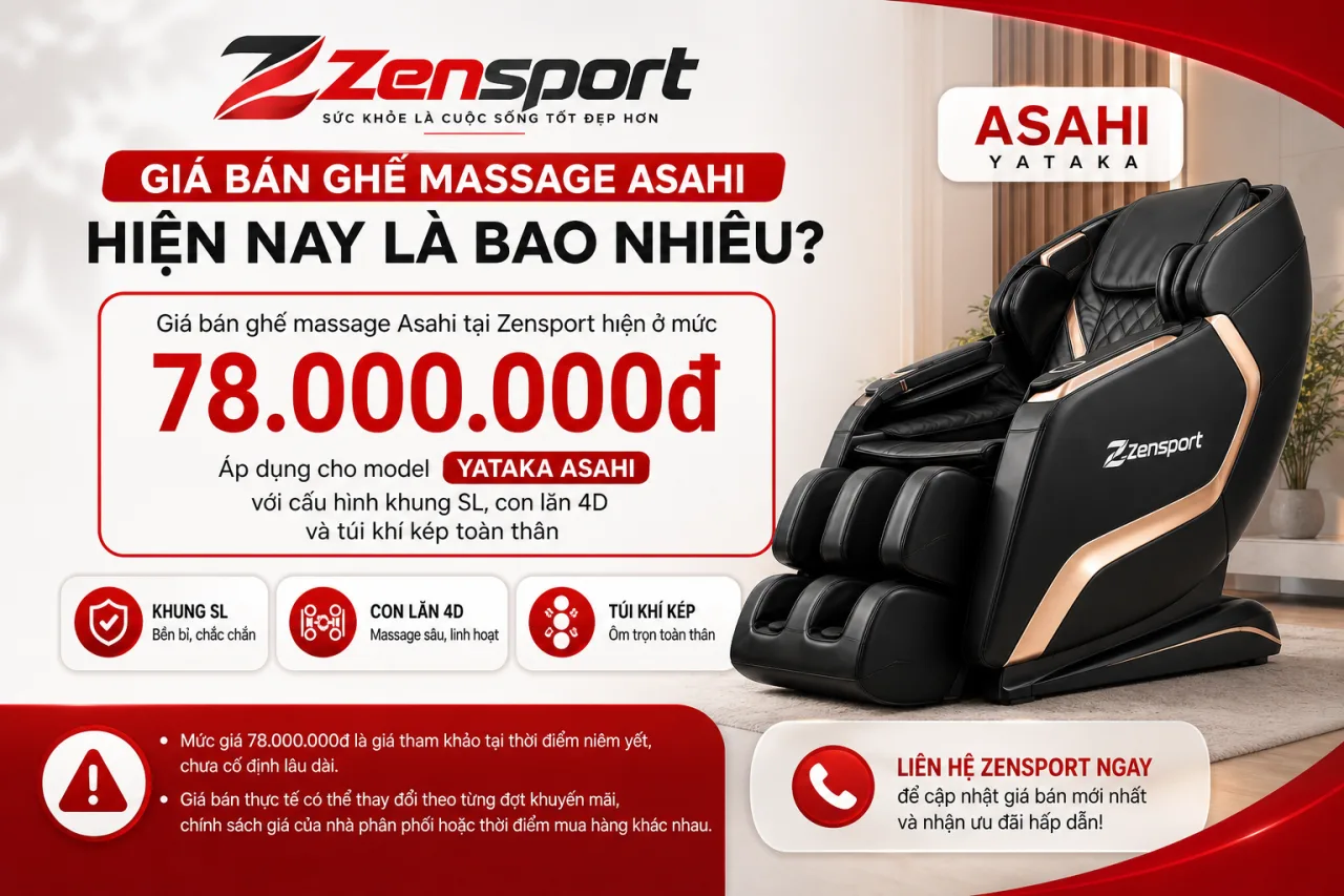 Giá Bán Ghế Massage Asahi Hiện Nay Là Bao Nhiêu Giá Bán Ghế Massage Asahi Hiện Nay Là Bao Nhiêu