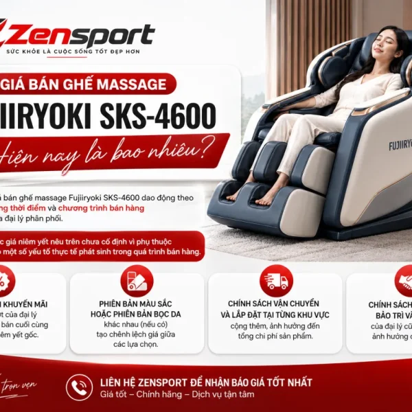 Giá Bán Ghế Massage Fujiiryoki SKS-4600 Hiện Nay Là Bao Nhiêu