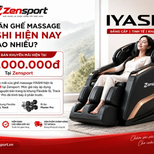 Giá Bán Ghế Massage IYASHI Hiện Nay Là Bao Nhiêu