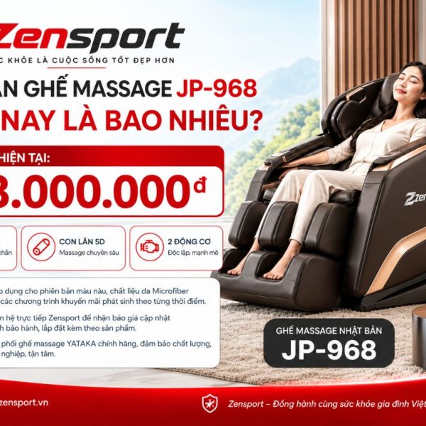 Giá Bán Ghế Massage JP-968 Hiện Nay Là Bao Nhiêu