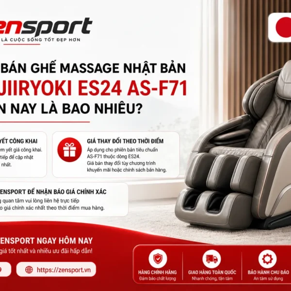 Giá bán Ghế Massage Nhật Bản Fujiiryoki ES24 AS-F71 hiện nay là bao nhiêu