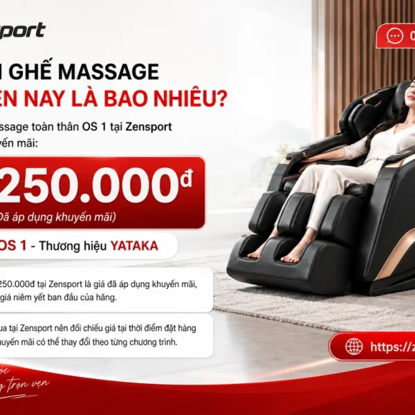 Giá bán ghế massage OS 1 hiện nay là bao nhiêu