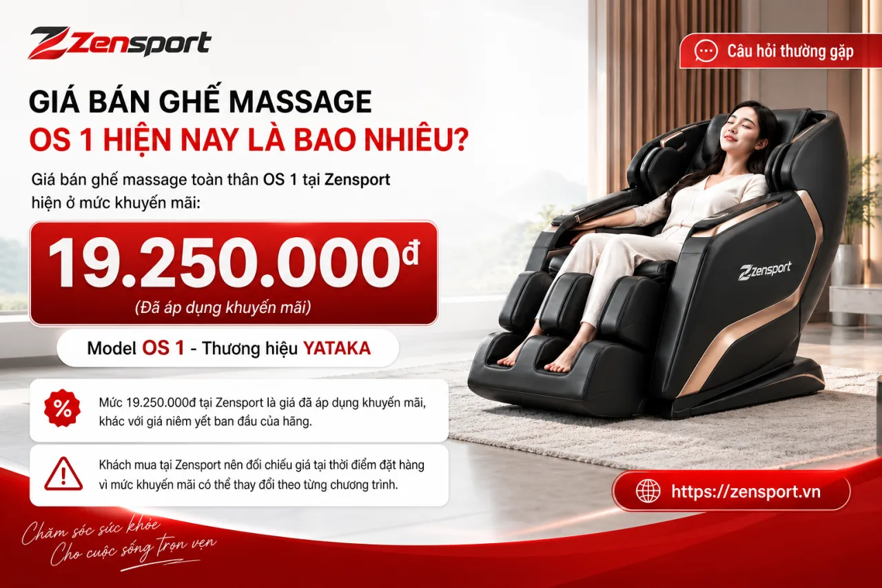 Giá bán ghế massage OS 1 hiện nay là bao nhiêu Giá bán ghế massage OS 1 hiện nay là bao nhiêu